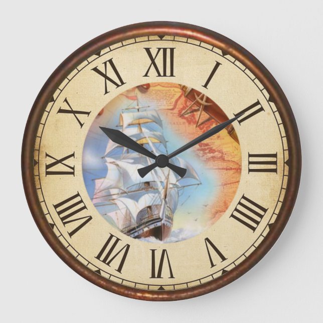Nautisk Stor Klocka (Framsida)