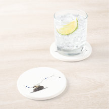 Nautisk strand, unik elegant, minimalistisk kust