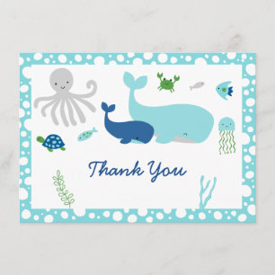 Nautisk Tack under Sea Baby Shower Kort