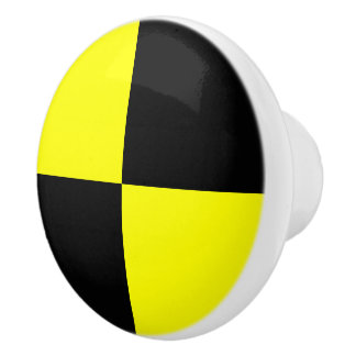 Nautisk teckenkod Flagga Brev L Lima Knopp