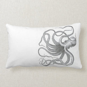 Nautisk teckning för bok för lumbarkudde