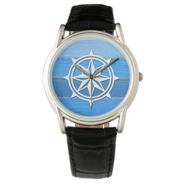 Nautisk tematisk design armbandsur (Framsida)