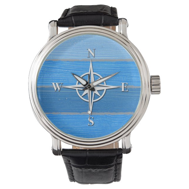 Nautisk tematisk design armbandsur (Framsida)