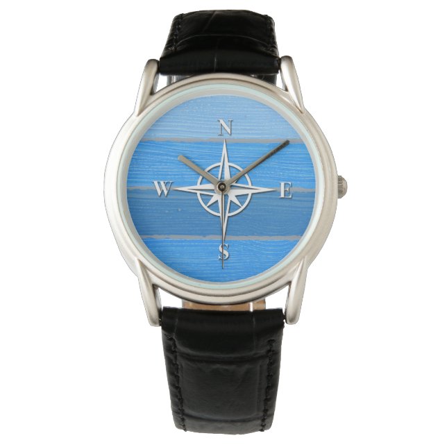 Nautisk tematisk design armbandsur (Framsida)