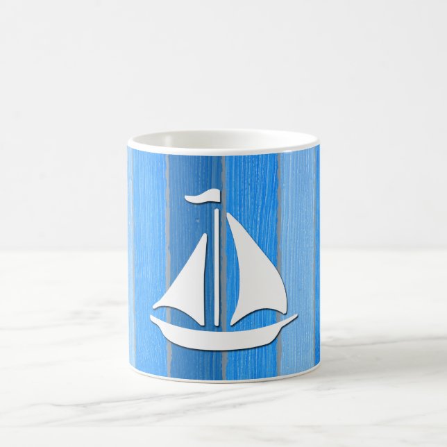 Nautisk tematisk design kaffemugg (Center)