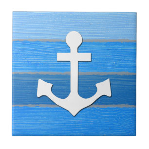 Nautisk tematisk design kakelplatta