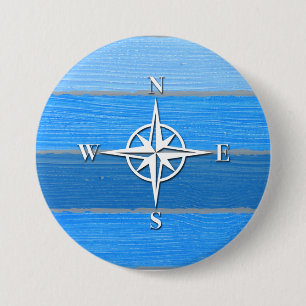 Nautisk tematisk design knapp