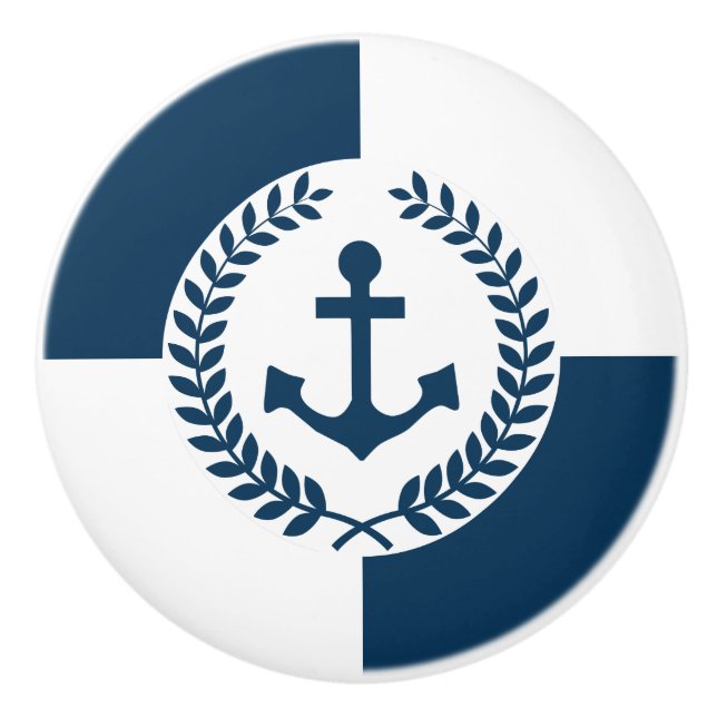 Nautisk tematisk design knopp (Framsidan)