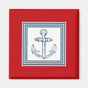 Nautisk tematisk design magnet