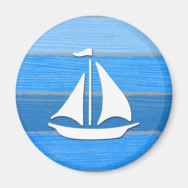 Nautisk tematisk design magnet (Framsidan)