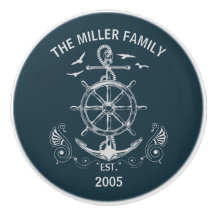 Nautisk tematisk design med havsmiljö