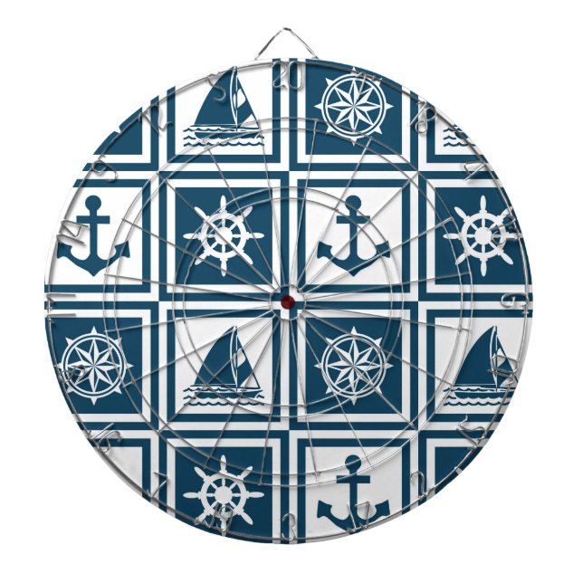 Nautisk tematisk design piltavla (Framsidan)