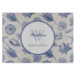 Nautisk Thame Blue Seashell-Anpassningsbar