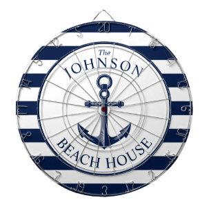 Nautisk Thated Beach House Anchor Darttavla
