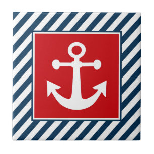 Nautisk themed design kakelplatta