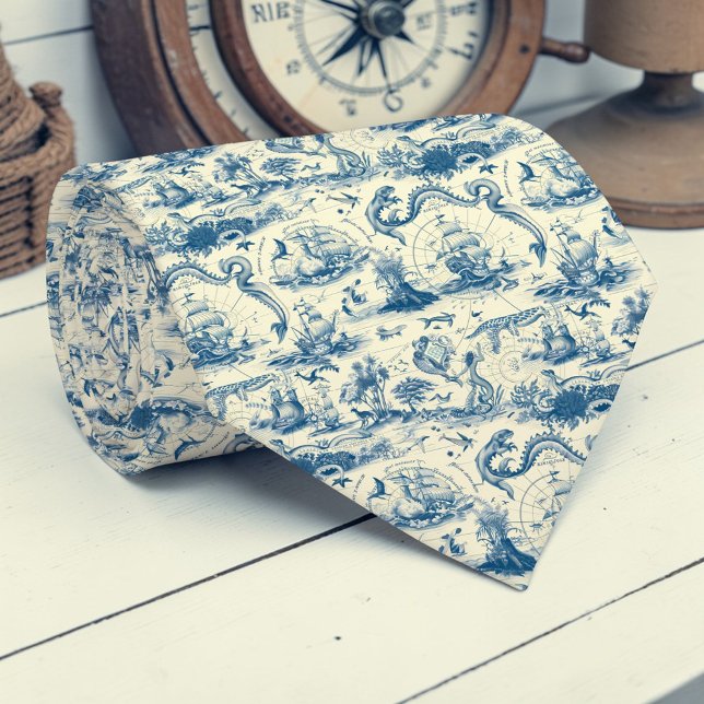 Nautisk Toile Anpassad Slip Slips (Skapare uppladdad)