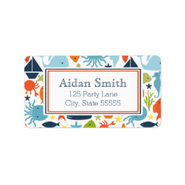 Nautisk, under havet adressetikett