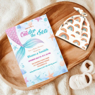 Nautisk under Sea Baby Shower Inbjudningar