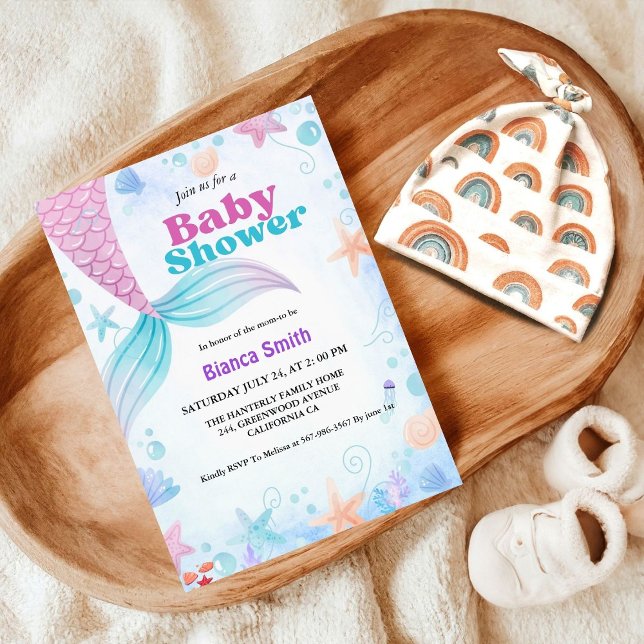Nautisk under Sea Baby Shower Inbjudningar (Skapare uppladdad)