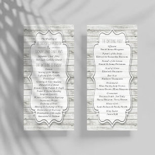 Nautisk Whitewaschad Wood Beach WedCollection Program