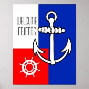 Nautiska ankarvälkomnandevänner poster
