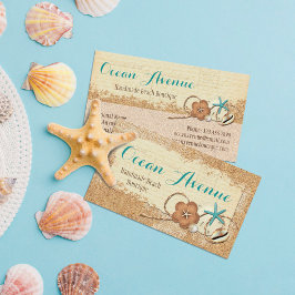 Nautiska havsbottnen och Sand Ocean Boutique Visitkort