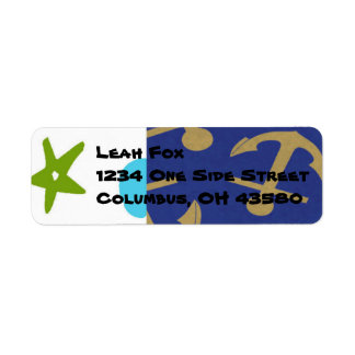 Nautiska Returetiketter Returadress Etikett