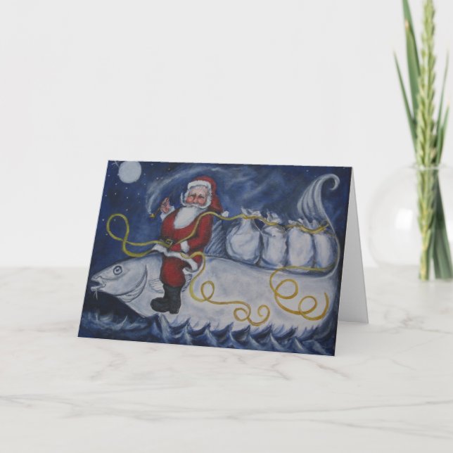Nautiska Santa Helgkort (Framsida)