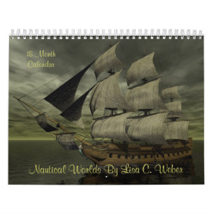 Nautiska världar av Lisa C. Weber- 18 månad, Kalender