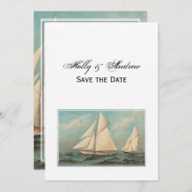 Nautiska Vintage Jakter Tävling #1 Spara Datumet