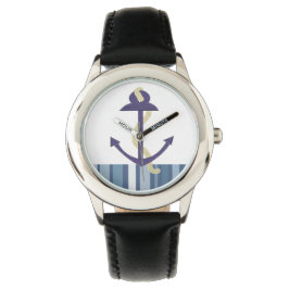 Nautiskt ankare armbandsur