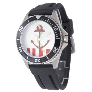 Nautiskt ankare armbandsur