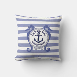 Nautiskt ankare/knut/sjömakare/anpassa namn & # kudde