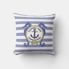 Nautiskt ankare/knut/sjömakare/anpassa namn & # kudde