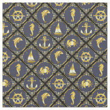 Nautiskt ankare/segelbåt/hjul/fyr/delfin