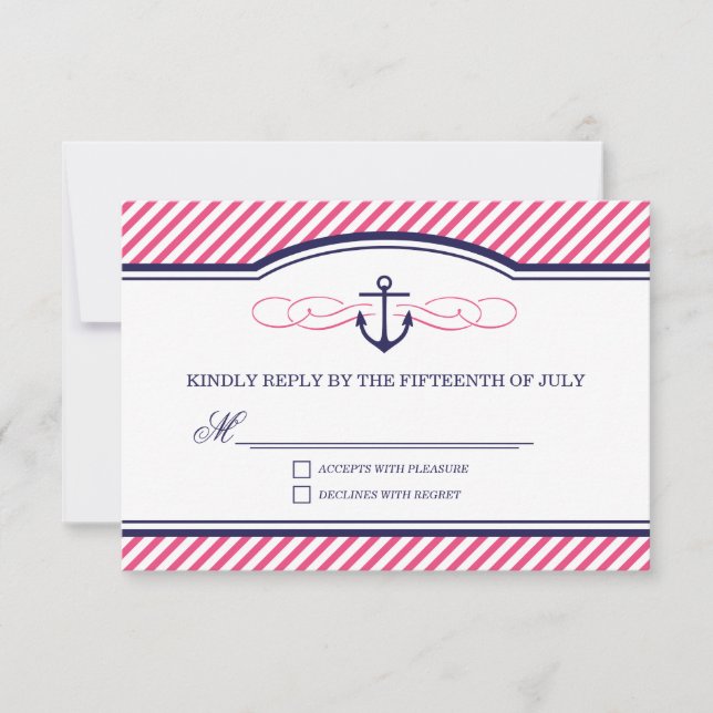 Nautiskt ankarkort för flotta och Rosa OSA Kort (Framsida)