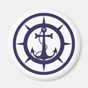 Nautiskt ankra magnet