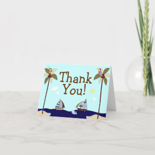 Nautiskt baby showertack Notecard för frakter Ahoy Tack Kort