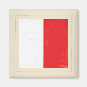 Nautiskt brev "H" signalerar flagga Magnet