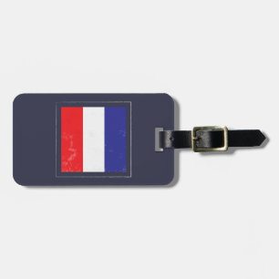 Nautiskt brev "T" signalerar flagga Bagagebricka