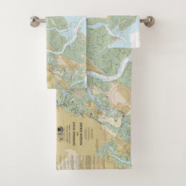 Nautiskt diagram över floden Savannah och Wassaw L