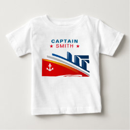 Nautiskt Fartygs 1-års Födelsedagsfest Kaptenens N T-shirt
