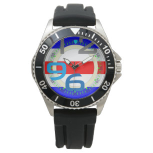 Nautiskt flaggoralfabetbrev C Charlie Armbandsur