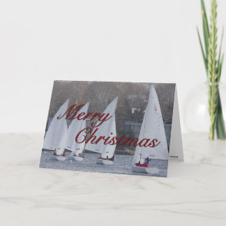 Nautiskt hälsningkort helgkort