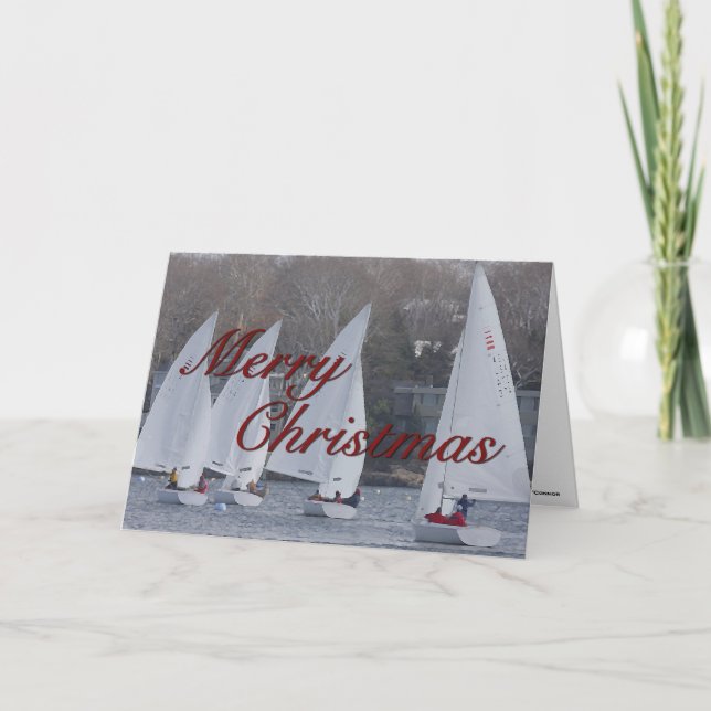 Nautiskt hälsningkort helgkort (Framsida)