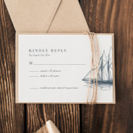 Nautiskt havs-Bröllop OSA Kort