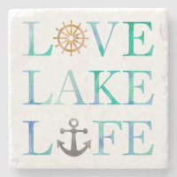 Nautiskt kärlek sjöliv ankrar rullar typografi