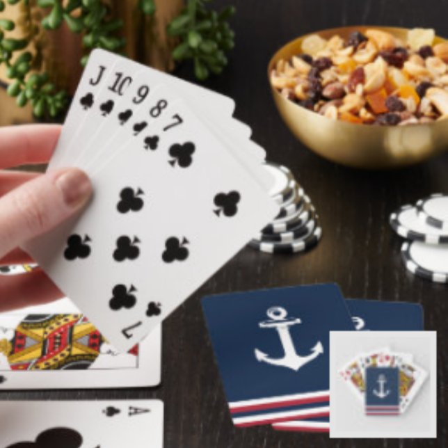 Nautiskt klassiskt uppspelningskort casinokort (Skapare uppladdad)
