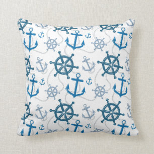 Nautiskt mönster kudde