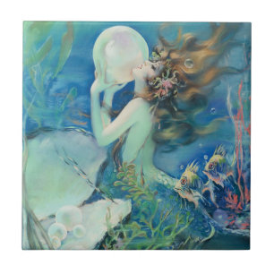 Nautiskt pärlemorfärg nautiskt hav för kakelplatta